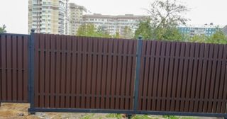 Купить распашные ворота из штакетника Рассказово, цена от 2693 руб.